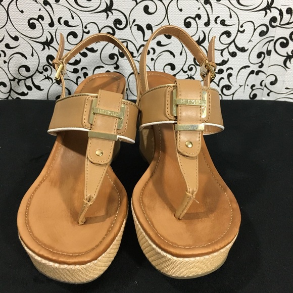 Tommy Hilfiger Shoes - Tommy Hilfiger “Maree” Wedge Thong Sandals